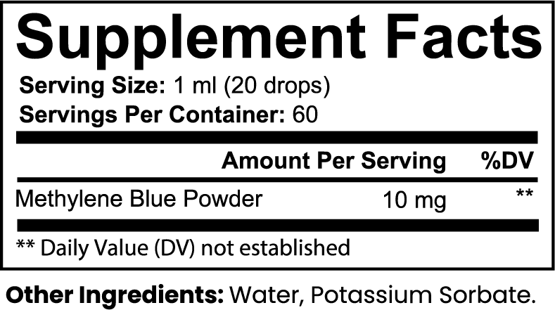 SYNAPSE-X - Methylene Blue Drops